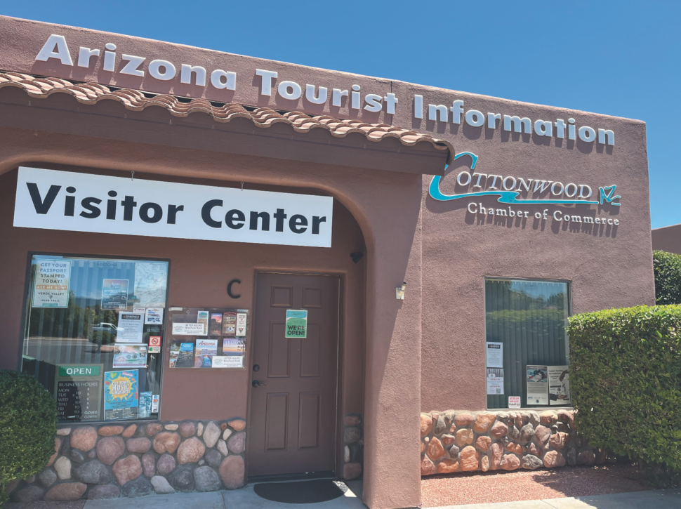 Picture taken outside of the Cottonwood visitor center