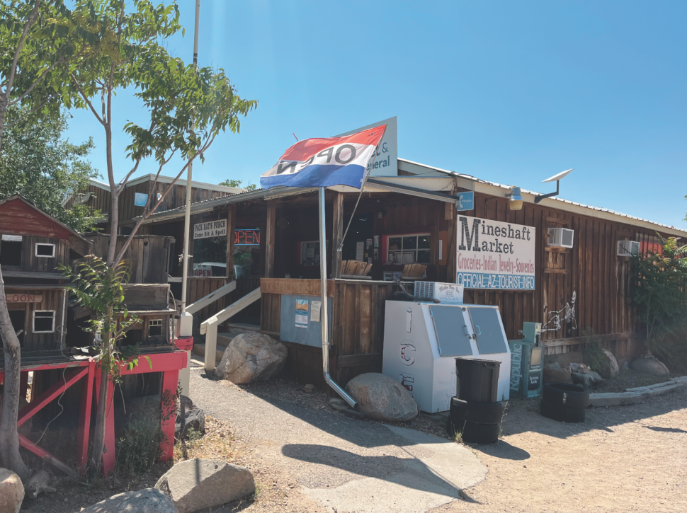 Building with official AZ tourist info